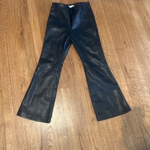 Girls Zara faux leather bells